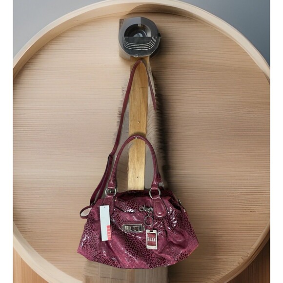 ELLE Joelle Satchel Handbag Berry Color NWT - Picture 1 of 7